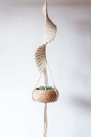 Big Macrame Hanging Planter Hanging Pot Plant Pot Macrame Plant Hangers Air Plant Holder Plant Hanging Decoration ALODIA STORE