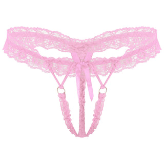 YiZYiF Jockstrap Men G Strings Thongs Sexy Underwear Mens Lingerie O-rings And Beads G-string Bikini String Homme Thong Men Sexy ALODIA STORE