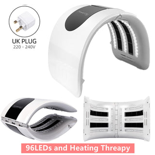 2 IN 1 Foldable 7 Color LED Photon 30-60℃ Heating Threapy Face&Body Mask ALODIA STORE