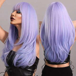 7JHH WIGS Long Wavy Wig for Woemn Natural Curly Hair Wig Synthetic Hair for Women Daily Cosplay Heat Resistant Fiber Wigs Blonde ALODIA STORE