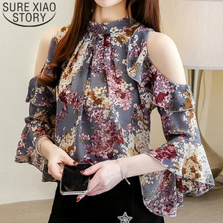 2023 Womens Sleeve Butterfly Sleeve Chiffon alodia store