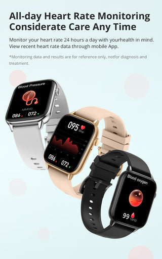 COLMI C60 Smartwatch 1.9 inch Full Screen Bluetooth Calling Heart Rate Sleep Monitor 19 Sport Models Smart Watch For Men Women ALODIA STORE