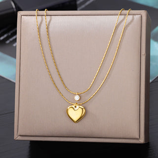 Stainless Steel Geometry Star Moon Butterfly Pendant Multilayer Chain Choker Necklace For Women Wedding Accessories Dropshipping ALODIA STORE