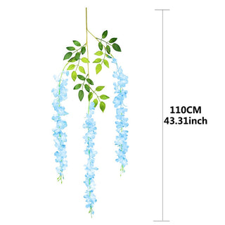 76cm Artificial Green Plants Hanging Ivy Leaves Radish Seaweed Grape Fake Flowers Vine Home Garden Wall Party Decoration ALODIA STORE