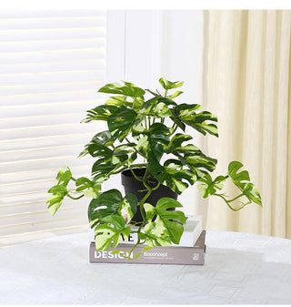 1PC Artificial Plants Green Turtle Leaves Simulation Turtle Back Leaf Tropical Wedding Party Table Living Room Home Garden Decor ALODIA STORE