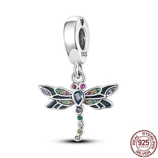 925 Sterling Silver Heart Shaped Charm Bead Fits Original Pandora Bracelet Necklace Women Chameleon Pendant DIY Fine Jewelry Hot ALODIA STORE