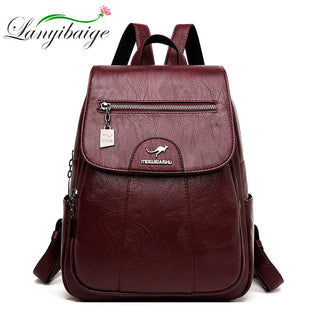 Women Leather Backpacks ALODIA STORE