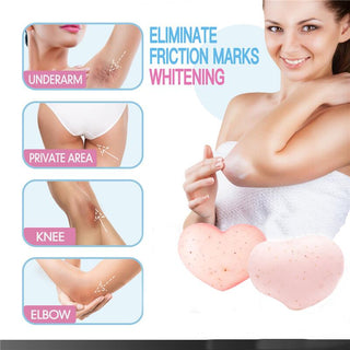 80g  Rapid Skin Bleaching Cream Soap Armpits Underarm /Groin Whitening Peach Scented Feminine Intimate Wash Body Scrub ALODIA STORE