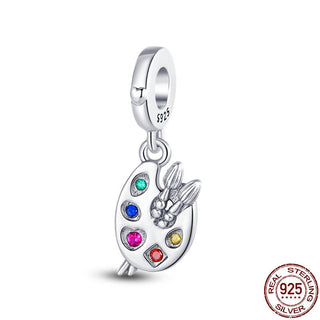 925 Sterling Silver Heart Shaped Charm Bead Fits Original Pandora Bracelet Necklace Women Chameleon Pendant DIY Fine Jewelry Hot ALODIA STORE