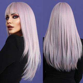 7JHH WIGS Long Wavy Wig for Woemn Natural Curly Hair Wig Synthetic Hair for Women Daily Cosplay Heat Resistant Fiber Wigs Blonde ALODIA STORE