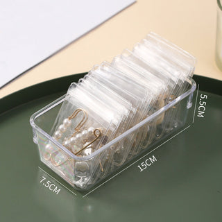 Anti-oxidation Jewelry Storage Bag Desktop Drawer Organizer Transparent Necklace Bracelet Ring Holder Jewelry Organizer Boxes ALODIA STORE