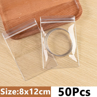 Anti-oxidation Jewelry Storage Bag Desktop Drawer Organizer Transparent Necklace Bracelet Ring Holder Jewelry Organizer Boxes ALODIA STORE