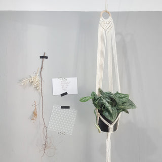 Big Macrame Hanging Planter Hanging Pot Plant Pot Macrame Plant Hangers Air Plant Holder Plant Hanging Decoration ALODIA STORE