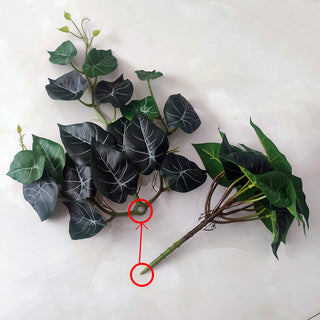 1PC Artificial Plants Green Turtle Leaves Simulation Turtle Back Leaf Tropical Wedding Party Table Living Room Home Garden Decor ALODIA STORE