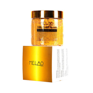250g 24K Gold Body Scrub Ice Peach Exfoliating Smooth Nourish Moisturizing Whitening Pore Cleansing Lighten Melanin ALODIA STORE