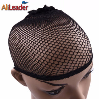 Black Wig Cap Hairnet For Wigs Making Streching Mesh Wig Cap For Women Wig Liner Accessories1/2/5pcs ALODIA STORE