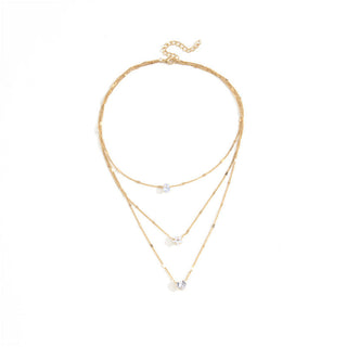 Crystal Zircon Heart Star Charm Layered Pendant Necklace Set for Women Charms Fashion Square Rhinestone Female Vintage Jewelry ALODIA STORE