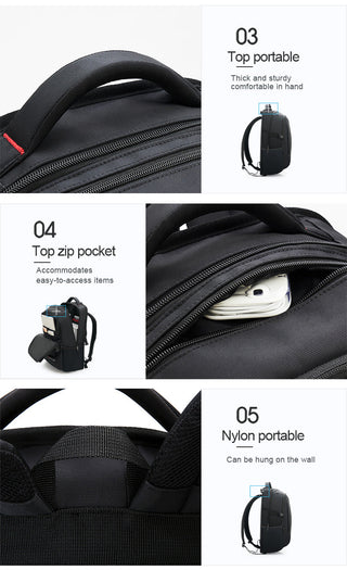 OIWAS Casual Business Laptop Backpack Men's Bagpack Multifunction Waterproof Large Capacity Portable Bag For Traveling Outdoor ALODIA STORE