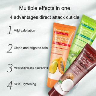 100ml Papaya Deep Cleansing Scrub Face Cream Peeling Skin Moisturizing Care Face Body Gel Cream Skin Whitening Body Face Clean ALODIA STORE
