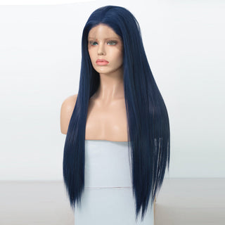 Charisma Blonde Wig Synthetic Lace Front Wig for Women Long Silky Straight Hair Natural Hairline Side Part Cosplay Wigs ALODIA STORE