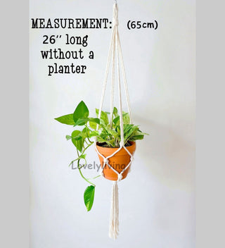 Big Macrame Hanging Planter Hanging Pot Plant Pot Macrame Plant Hangers Air Plant Holder Plant Hanging Decoration ALODIA STORE