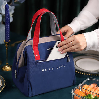 Fresh Cooler Bags Large Lunch Bag Women Waterproof Concise Convenient Thermal Breakfast Box Portable Picnic Travel Food Storage ALODIA STORE