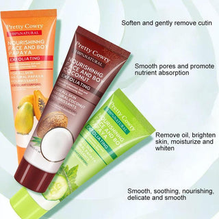 100ml Papaya Deep Cleansing Scrub Face Cream Peeling Skin Moisturizing Care Face Body Gel Cream Skin Whitening Body Face Clean ALODIA STORE