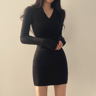 Dresses For Women 2023 Sexy Sleeve Mini Sweater ALODIA STORE