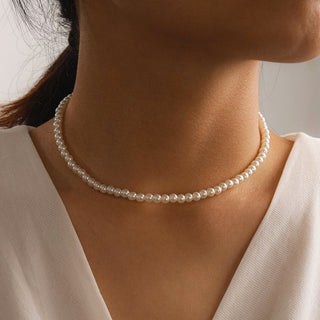 2022 Popular Silver Colour Sparkling Clavicle Chain Choker Necklace Collar For Women Fine Jewelry Wedding Party Birthday Gift ALODIA STORE