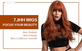 7JHH WIGS Long Wavy Wig for Woemn Natural Curly Hair Wig Synthetic Hair for Women Daily Cosplay Heat Resistant Fiber Wigs Blonde ALODIA STORE