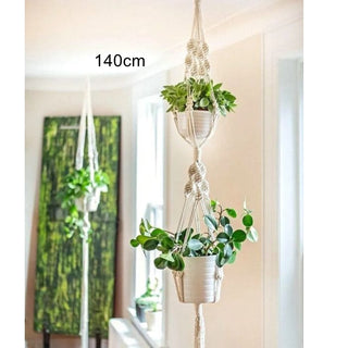Big Macrame Hanging Planter Hanging Pot Plant Pot Macrame Plant Hangers Air Plant Holder Plant Hanging Decoration ALODIA STORE