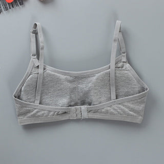 5PcLlot Young Girls Bra Cotton Training Bra Teenagers Lingerie Underwear 8-14Years ALODIA STORE