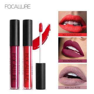 FOCALLURE 39 Color Matte Lipgloss Lip Tint Paint Colors Long Lasting Waterproof Liquid Moisturizing Lipstick Beauty Makeup ALODIA STORE