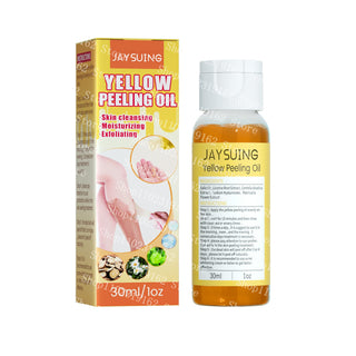 30ml Yellow Peeling Oil Strong Exfoliating Solution Bleaching Dark Skin Spots Blackheads for Body Face Skin Care Beauty ALODIA STORE