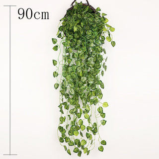 50-105CM Artificial Hanging Flower Plant Fake Vine Willow Rattan Flower Artificial Hanging Plant For Home Garden Wall Decoration ALODIA STORE