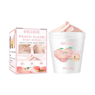 100g Peach Body Whitening Scrub Deep Cleansing Dead Skin Removal Moisturizing Melanin Exfoliators Body Scrub Skin Care TSLM1 ALODIA STORE