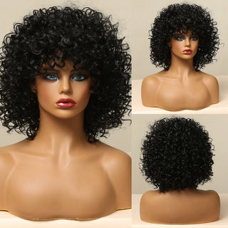 Chocolate Brown Mixed Golden Blonde Long Straight Synthetic Women's Headband Wigs Bohemian Hair For Black Women Fake Hair ALODIA STORE