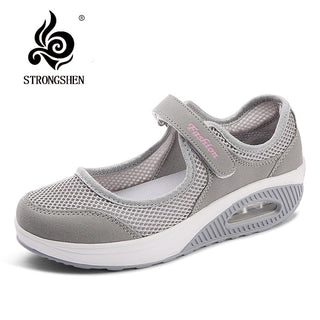 STRONGSHEN Women Flat Platform Shoes Summer Fashion alodia store