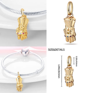 Disney Marvel Rescuer Star Charms Wars Beads For Original Pandora 925 sterling silver Bracelet Necklace Jewelry plata de ley 925 ALODIA STORE