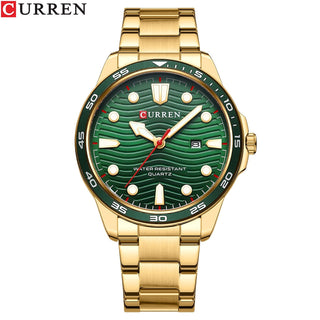 2022 New CURREN Luxury Brand Men Sport Watches Men Quartz Watch Stainless Steel Men Fashion Casual Wrist Watch Relogio Masculino ALODIA STORE