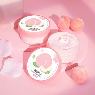 90g Honey Peach Exfoliating Scrub For Winter Deep Cleaning Whitening Exfoliating Pores Moisturizing Body Brightening Scrub Face ALODIA STORE