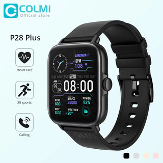 COLMI P28 Plus Bluetooth Answer Call Smart Watch Men IP67 waterproof Women Dial Call Smartwatch GTS3 GTS 3 for Android iOS Phone ALODIA STORE