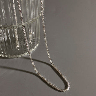 2022 New Popular Silver Colour Sparkling Clavicle Chain Choker Necklace For Women Fine Jewelry Wedding Party Gift ALODIA STORE