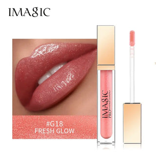IMAGIC Lipgloss Matte 20 Colors Lip Gloss Velvety Lipstick Liquid Matte Waterproof Lip Tint Full &amp; rich Sexy Lip Makeup Cosmetic ALODIA STORE