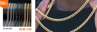 Vnox Stainless Steel Double Dog Tag Necklace for Men High Polished Pendant ID Men Jewelry 24" Chain Necklace ALODIA STORE