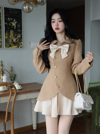 Warm Winter Pink Sweet Elegant Dress ALODIA STORE
