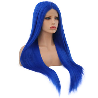 Charisma Blonde Wig Synthetic Lace Front Wig for Women Long Silky Straight Hair Natural Hairline Side Part Cosplay Wigs ALODIA STORE
