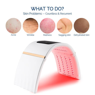 2 IN 1 Foldable 7 Color LED Photon 30-60℃ Heating Threapy Face&Body Mask ALODIA STORE