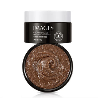 Brown Sugar Body Facial Scrub Natural Facial Exfoliator Exfoliating Whitening Brightening Peeling Cream Gel Face Scrub Removal ALODIA STORE