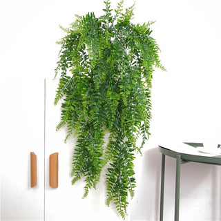 Artificial Plant Persian Fern Leaves Vines Room Home Garden Decoration Accessories Wedding Party Wall Hanging Balcony Decoration ALODIA STORE